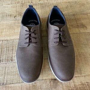 EUC Dockers Oxford Dress Shoes Supreme‎ Comfort Brown Men's Size 9.5M